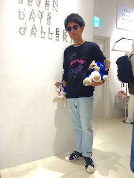 「SEVENDAYS=SUNDAY（セブンデイズサンデイ）のアイテム（雑貨/ホビー）」を使った、shinyaさん（メンズ・174cm）の秋コーディネート