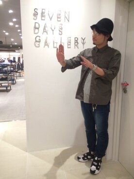 「SEVENDAYS=SUNDAY（セブンデイズサンデイ）のアイテム（その他）」を使った、shinyaさん（メンズ・174cm）の秋コーディネート