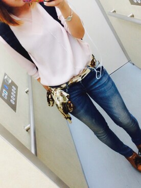 chibiroさん（レディース・151cm）の春コーディネート