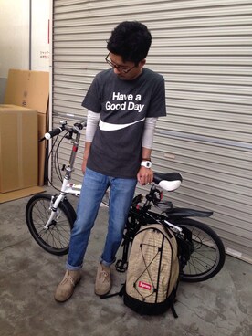 KEEXさん（メンズ・163cm）の夏コーディネート