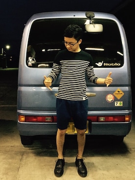 「COMMONWARE AMERICAN RAG CIE&Magine（コモンウェアアメリカンラグシーアンド マージン）のアイテム」を使った、KEEXさん（メンズ・163cm）の春コーディネート