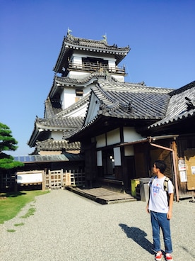 「四国旅行」｜KEEXさん（メンズ・163cm）の夏コーディネート