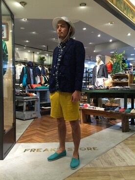 市川 奏太さん(メンズ・179cm)の夏コーディネート