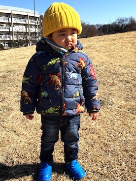 「next（next）のアイテム（ダウンジャケット/コート）」を使った、Kajさん（キッズ・80cm）の冬コーディネート