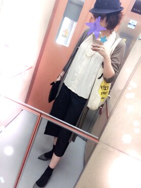 「KATHARINE ROSS（キャサリンロス）のアイテム（ニット/セーター）」を使った、プチさん（レディース・169cm）の秋コーディネート