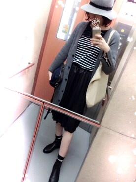 「KATHARINE ROSS（キャサリンロス）のアイテム（スカート）」を使った、プチさん（レディース・169cm）の秋コーディネート