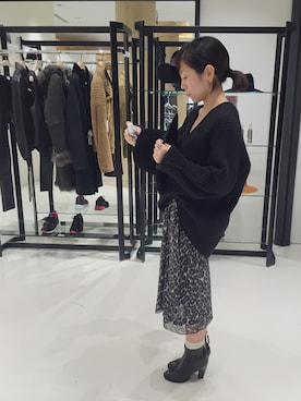 「KIJIMA TAKAYUKI」｜「アイテム（雑貨/ホビー）」を使った、Satoko Takeshitaさん（レディース・155cm）の冬コーディネート