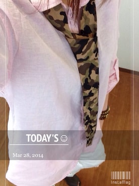 「Ungrid（アングリッド）のアイテム（ネクタイ）」を使った、yuciel29さん（レディース・157cm）の春コーディネート