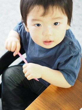 Manami さん（キッズ・80cm）の秋コーディネート