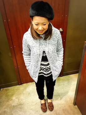 「Naturalizer   （ナチュラライザー）のアイテム」を使った、ERIKOさん（レディース・154cm）の冬コーディネート