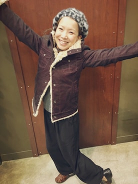 「Naturalizer   （ナチュラライザー）のアイテム」を使った、ERIKOさん（レディース・154cm）の冬コーディネート
