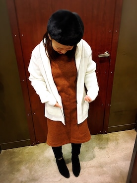 ERIKOさん(レディース・154cm)の冬コーディネート