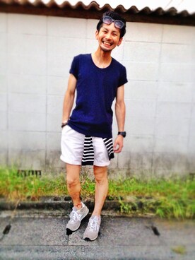 YUSUKE5さん（メンズ・165cm）の夏コーディネート