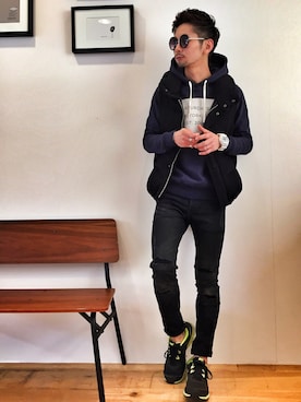 YUSUKE5さん（メンズ・165cm）の冬コーディネート