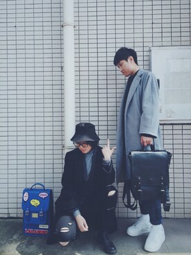 「美術館」｜佑見也さん（レディース・170cm・20代）の春コーディネート