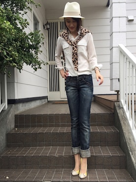 「ハットコーデ」｜mao☆さん（レディース・163cm）の秋コーディネート