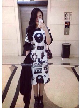 「I.Tのアイテム（バッグ）」を使った、connieさん（レディース・175cm）の秋コーディネート