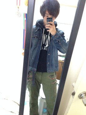 「roshell（ロシェル）のアイテム（その他シューズ、その他）」を使った、よこちゃんさん（メンズ・172cm）の春コーディネート