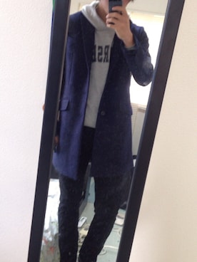 「roshell（ロシェル）のアイテム（シューズ）」を使った、よこちゃんさん（メンズ・172cm）の春コーディネート