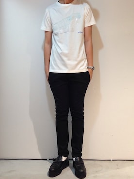 「lot holon（ロットホロン）のアイテム（シューズ）」を使った、SY さん（メンズ・187cm）の夏コーディネート