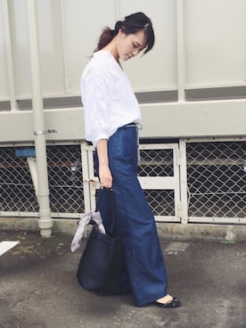 「JOURNAL STANDARD LUXE（ジャーナルスタンダード　ラックス）のアイテム（財布/小物）」を使った、minaさん（レディース・170cm）の秋コーディネート