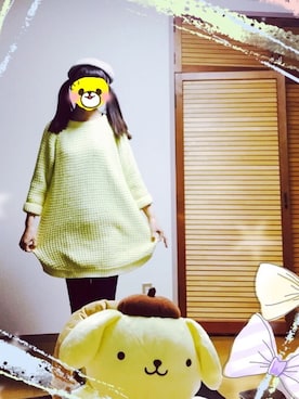 「C.D.S BASIC（シーディーエスベーシック）のアイテム（帽子）」を使った、sofutoさん（レディース・157cm）の冬コーディネート