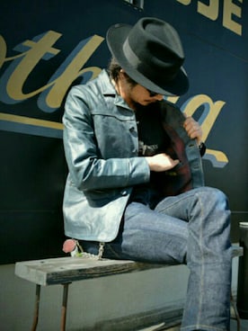 「G&F Co.（ジーアンドエフコー）のアイテム（ジャケット/アウター）」を使った、wolfpackさん（メンズ・174cm）の秋コーディネート