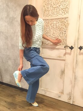 「アイテム（パンプス）」を使った、JELLYBEANSさん（レディース・155cm）の春コーディネート