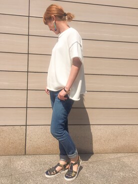 「JELLY BEANS（ジェリービーンズ）のアイテム」を使った、JELLYBEANSさん（レディース・155cm）の春コーディネート