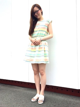 「JELLY BEANS」｜JELLYBEANSさん（レディース・155cm）の夏コーディネート