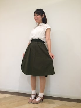 「JELLY BEANS（ジェリービーンズ）のアイテム」を使った、JELLYBEANSさん（レディース・155cm）の夏コーディネート