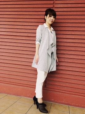 「アイテム（ブーティ）」を使った、JELLYBEANSさん（レディース・155cm）の秋コーディネート