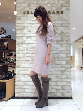 「 グレー」｜「アイテム（シューズ）」を使った、JELLYBEANSさん（レディース・155cm）の秋コーディネート
