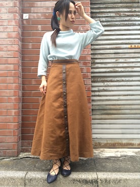 「JELLY BEANS（ジェリービーンズ）のアイテム」を使った、JELLYBEANSさん（レディース・155cm）の冬コーディネート