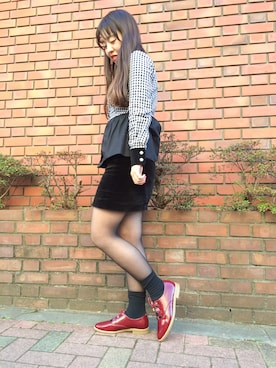 「JELLY BEANS（ジェリービーンズ）のアイテム」を使った、JELLYBEANSさん（レディース・155cm）の冬コーディネート