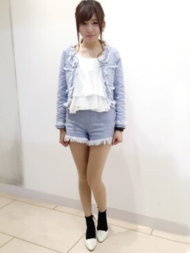 「 白」｜JELLYBEANSさん（レディース・155cm）の春コーディネート