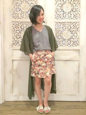 「JELLY BEANS（ジェリービーンズ）のアイテム」を使った、JELLYBEANSさん（レディース・155cm）の春コーディネート