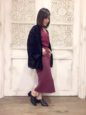 「スタッズ」｜JELLYBEANSさん（レディース・155cm）の秋コーディネート