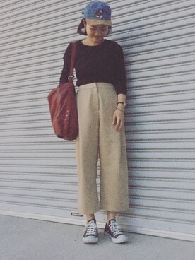 aさん（レディース・160cm）の秋コーディネート