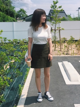 「MONKI」｜aさん（レディース・160cm）の夏コーディネート