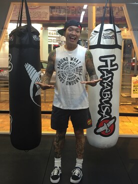 「SANTA CRUZ（サンタクルーズ）のアイテム（パンツ）」を使った、KBさん（メンズ・180cm）の秋コーディネート