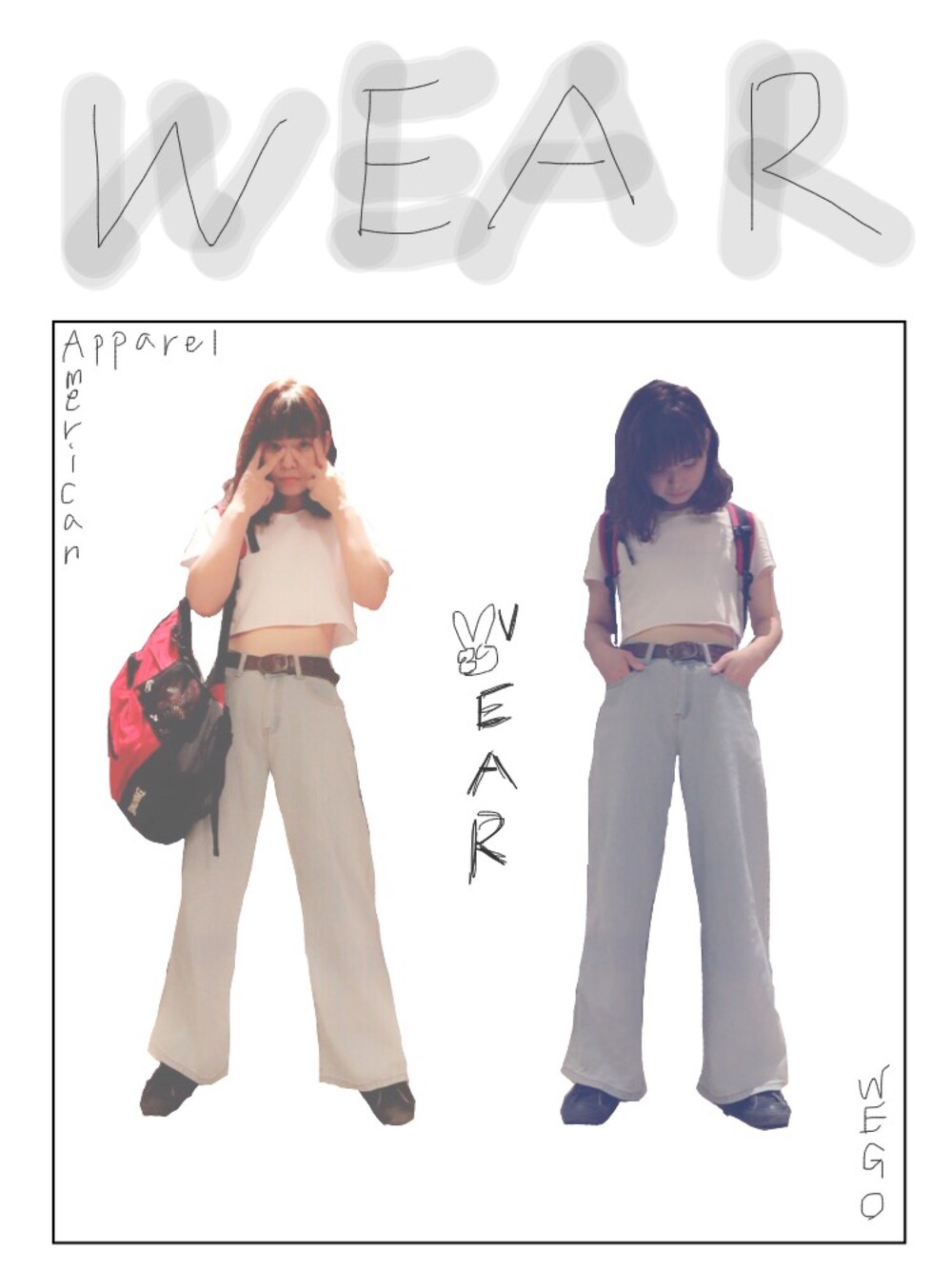 ホワイト系のTシャツ/カットソー、ブルー系のデニムパンツ、ブラック系のスニーカーを着用したレディースの夏コーディネートの1枚目の写真