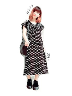 「UNDERCOVER（アンダーカバー）のアイテム（PC・スマホグッズ/家電）」を使った、中井 美里さん（レディース・160cm）の夏コーディネート