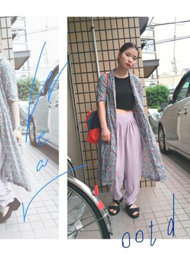 中井 美里さん（レディース・160cm）の夏コーディネート