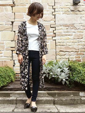 JAM HOME MADE 東京店｜Rie Inoue使用「JAM HOME MADE（K10ロイヤルスタッズピアスパヴェ）」的時尚穿搭