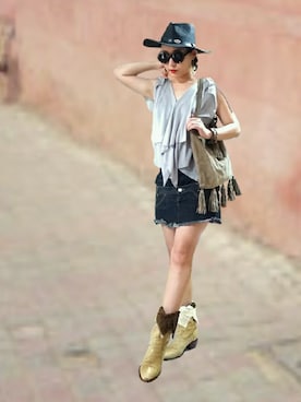「CLUTCH（クラッチ）のアイテム」を使った、noeさん（レディース・158cm）の夏コーディネート