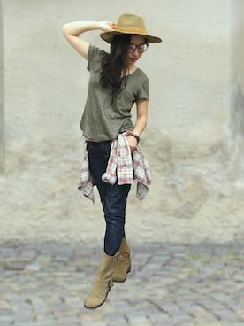 「Miss Me（ミスミー）のアイテム」を使った、noeさん（レディース・158cm）の秋コーディネート