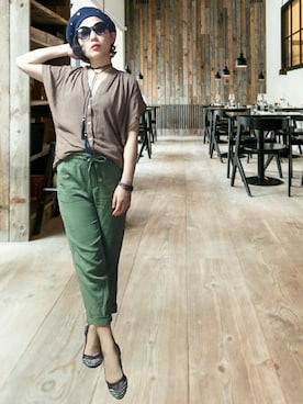 「the Closet（ザ　クローゼット）のアイテム」を使った、noeさん（レディース・158cm）の秋コーディネート