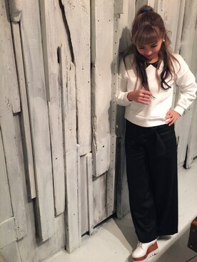 「Jeffrey Campbell（ジェフリーキャンベル）のアイテム（モカシン/デッキシューズ）」を使った、MINMIさん（レディース・155cm）の冬コーディネート