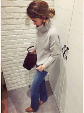 UNRELISH広島パルコ店さん（レディース・157cm）の冬コーディネート